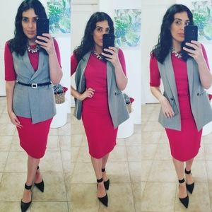 le Chateau Fuchsia Dress